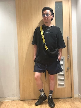 「アイテム（サングラス）」を使った、（asatomoz）さん（メンズ・170cm・40代）の夏コーディネート