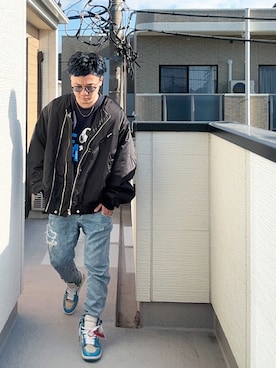 「Lui's（ルイス）のアイテム」を使った、（asatomoz）さん（メンズ・170cm）の冬コーディネート