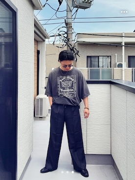 「LAKOLE（ラコレ）のアイテム」を使った、（asatomoz）さん（メンズ・170cm）の夏コーディネート