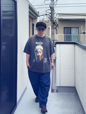 「LAKOLE（ラコレ）のアイテム」を使った、（asatomoz）さん（メンズ・170cm）の夏コーディネート