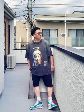 「LAKOLE（ラコレ）のアイテム」を使った、（asatomoz）さん（メンズ・170cm）の夏コーディネート