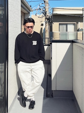 「WEGO（ウィゴー）のアイテム（パンツ）」を使った、（asatomoz）さん（メンズ・170cm）の春コーディネート