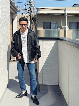 「CELINE（セリーヌ）のアイテム」を使った、（asatomoz）さん（メンズ・170cm）の春コーディネート