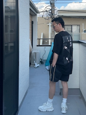「アイテム（サングラス）」を使った、（asatomoz）さん（メンズ・170cm・40代）の夏コーディネート