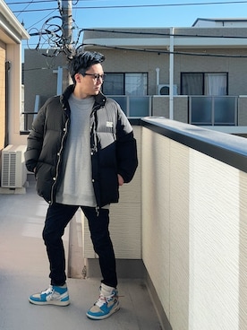 「Ray-Ban（レイバン）のアイテム」を使った、（asatomoz）さん（メンズ・170cm）の冬コーディネート