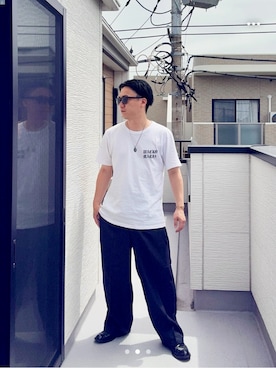 「Confirm（コンファーム）のアイテム」を使った、（asatomoz）さん（メンズ・170cm）の夏コーディネート
