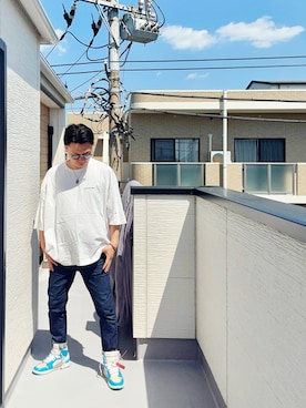 「amp japan（アンプジャパン）のアイテム」を使った、（asatomoz）さん（メンズ・170cm）の春コーディネート