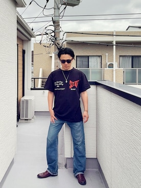 「Levi's（リーバイス）のアイテム」を使った、（asatomoz）さん（メンズ・170cm）の夏コーディネート