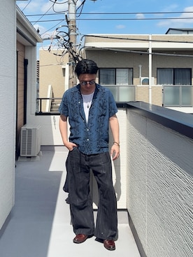 「WACKO MARIA（ワコマリア）のアイテム」を使った、（asatomoz）さん（メンズ・170cm）の夏コーディネート