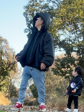 「アイテム（ネックレス）」を使った、（asatomoz）さん（メンズ・170cm）の冬コーディネート