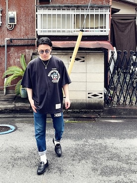 「amp japan（アンプジャパン）のアイテム」を使った、（asatomoz）さん（メンズ・170cm）の春コーディネート