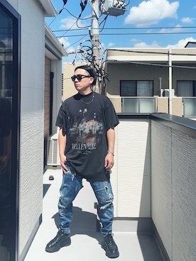 「アイテム（アクセサリー）」を使った、（asatomoz）さん（メンズ・170cm）の夏コーディネート