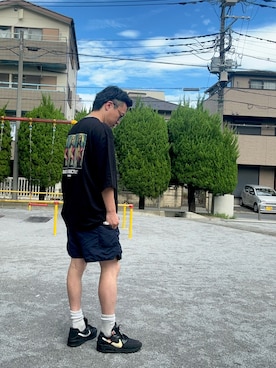 「白ソックス」｜（asatomoz）さん（メンズ・170cm）の夏コーディネート
