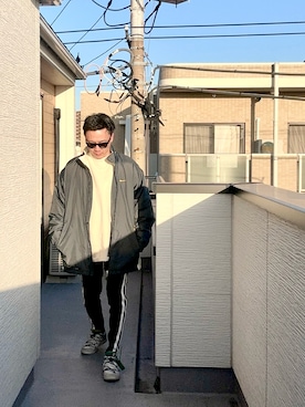 「アイテム（ネックレス）」を使った、（asatomoz）さん（メンズ・170cm・40代）の冬コーディネート