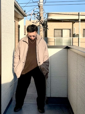 「冬アウター」｜「アイテム（その他アウター）」を使った、（asatomoz）さん（メンズ・170cm）の冬コーディネート