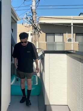 「H&M（エイチ・アンド・エム）のアイテム」を使った、（asatomoz）さん（メンズ・170cm）の夏コーディネート