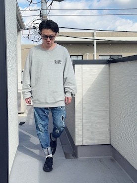 「Ray-Ban（レイバン）のアイテム」を使った、（asatomoz）さん（メンズ・170cm）の冬コーディネート