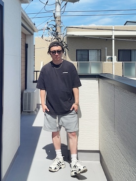 「CELINE（セリーヌ）のアイテム（アクセサリー）」を使った、（asatomoz）さん（メンズ・170cm）の夏コーディネート