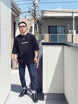「Dr. Martens（ドクターマーチン）のアイテム」を使った、（asatomoz）さん（メンズ・170cm）の春コーディネート