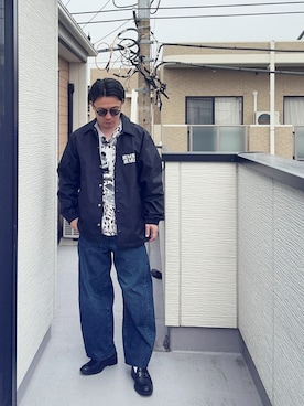 「GU（ジーユー）のアイテム（パンツ）」を使った、（asatomoz）さん（メンズ・170cm）の春コーディネート