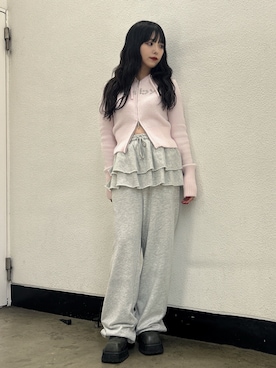 「アイテム（スウェットパンツ）」を使った、ALICEさん（レディース・152cm・20代）の秋コーディネート