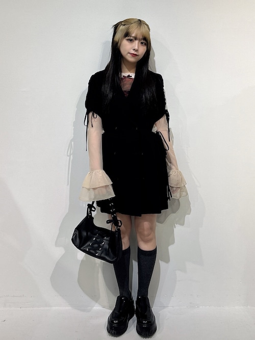 トップス rose ローズプリントシアートップス（Tシャツ/カットソー）｜etoll.（エトル