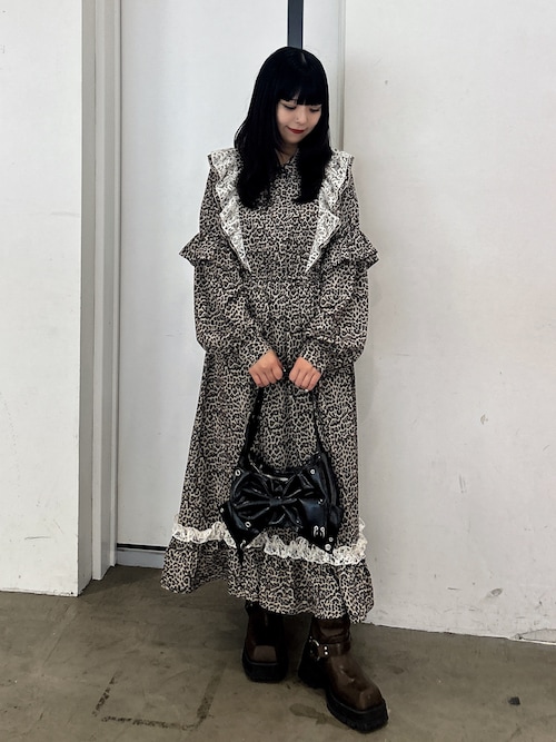 GOLDS♡タグ付き♡ラッフルフリル胸元おりぼんワンピ♡銀ラメ♡ピンク×ブラック ダブルハートラッフルセットアップ ｜ LIZ LISA（リズリサ）公式通販