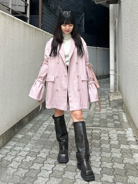 「アイテム（テーラードジャケット）」を使った、ALICEさん（レディース・152cm・20代）の夏コーディネート