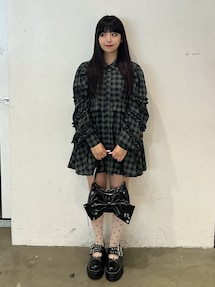 フリルショルダーバルーンミニワンピース｜ジュエティ（jouetie）公式