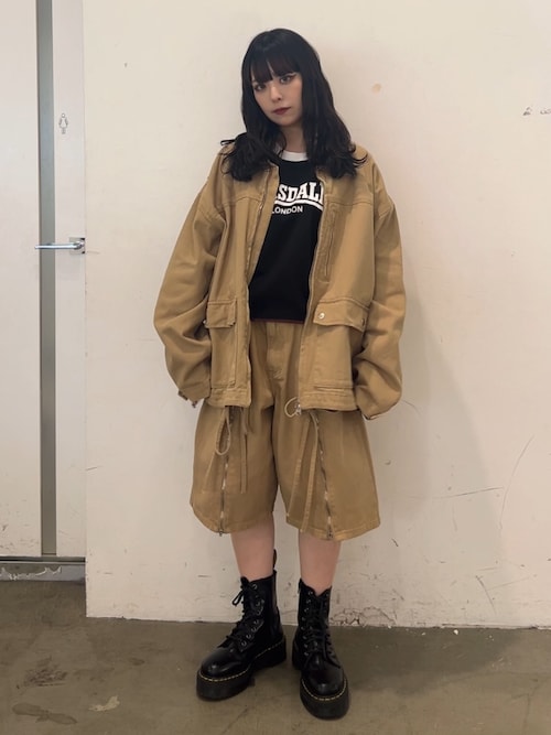 ルーズワークジャケット【セットアップ対応】（デニムジャケット