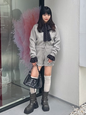 「アイテム（ハンドバッグ）」を使った、ALICEさん（レディース・152cm・20代）の秋コーディネート