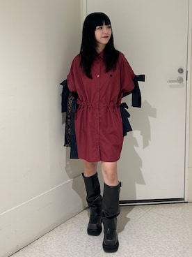 「レイヤードstyle」｜ALICEさん（レディース・152cm）の夏コーディネート