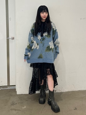 「アイテム（ブーツ）」を使った、ALICEさん（レディース・152cm）の夏コーディネート