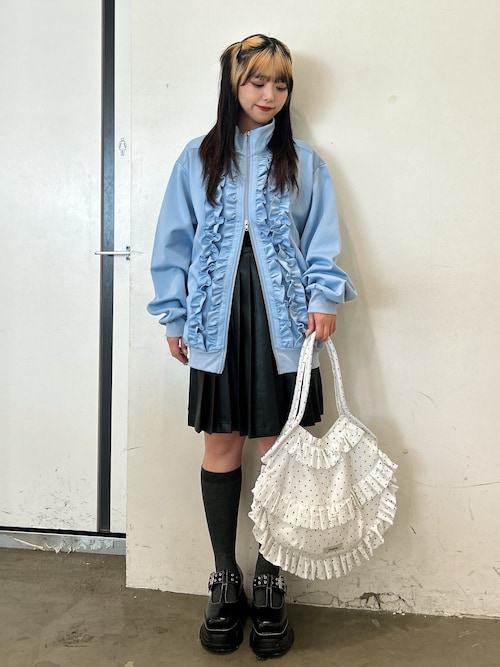 【タグ付き未使用】jouetie ルーズフリルトラックジャケット ジャージ jouetie（ジュエティ） ジャージ ルーズフリルトラックジャケット