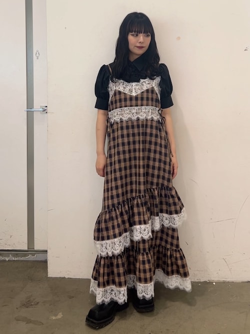 セール】レースドッキングキャミワンピース（ワンピース）｜jouetie