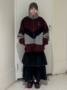 jouetie ファーカラーボンバージャケット jouetie（ジュエティ）の「ファーカラーボンバージャケット