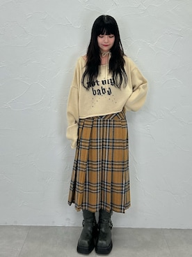 「アイテム（ブーツ）」を使った、ALICEさん（レディース・152cm・20代）の夏コーディネート