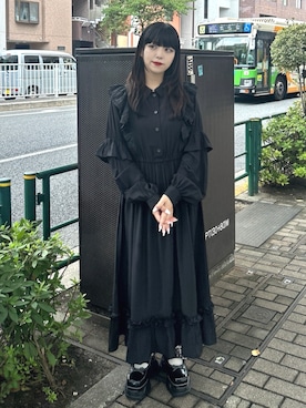 「jouetie（ジュエティ）のアイテム（スニーカー）」を使った、ALICEさん（レディース・152cm）の秋コーディネート