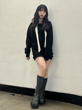 「jouetie（ジュエティ）のアイテム（ブーツ）」を使った、ALICEさん（レディース・152cm）の秋コーディネート