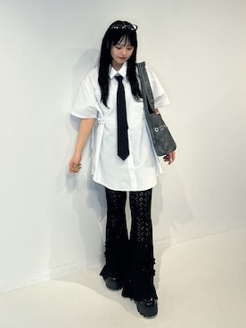 「jouetie（ジュエティ）のアイテム」を使った、ALICEさん（レディース・152cm）の春コーディネート