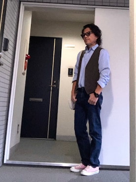 「アイテム（その他アウター）」を使った、けいいちさん（メンズ・170cm・50代）の秋コーディネート