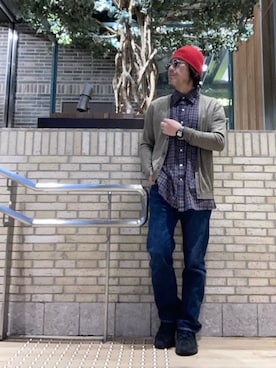 「FULLCOUNT（フルカウント）のアイテム」を使った、けいいちさん（メンズ・170cm）の冬コーディネート