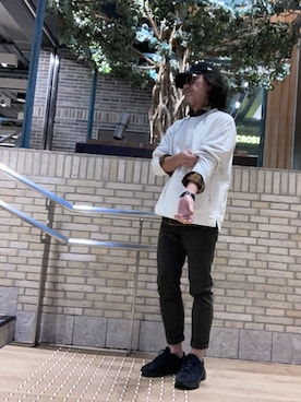 「アイテム（帽子）」を使った、けいいちさん（メンズ・170cm・50代）の冬コーディネート