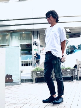 「アイテム（レインシューズ）」を使った、けいいちさん（メンズ・170cm）の秋コーディネート