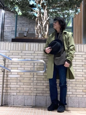 「アイテム（シューズ）」を使った、けいいちさん（メンズ・170cm・50代）の冬コーディネート