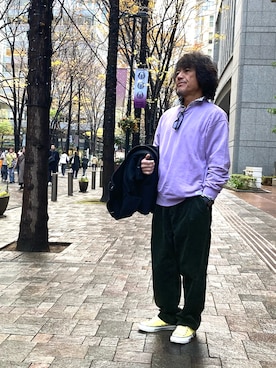 「アイテム（シューズ）」を使った、けいいちさん（メンズ・170cm・50代）の冬コーディネート