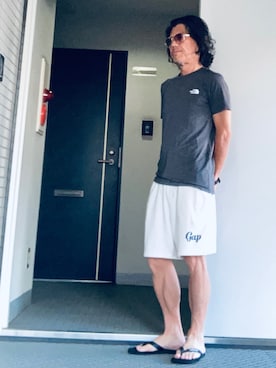 「アイテム（トップス）」を使った、けいいちさん（メンズ・170cm・50代）の夏コーディネート