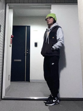 「アイテム（ベスト）」を使った、けいいちさん（メンズ・170cm）の秋コーディネート