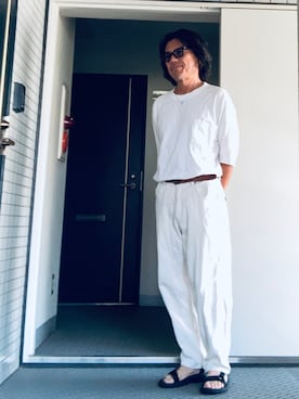 「アイテム（デニムパンツ）」を使った、けいいちさん（メンズ・170cm・50代）の夏コーディネート