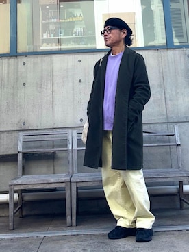 「BAYFLOW（ベイフロー）のアイテム」を使った、けいいちさん（メンズ・170cm）の春コーディネート